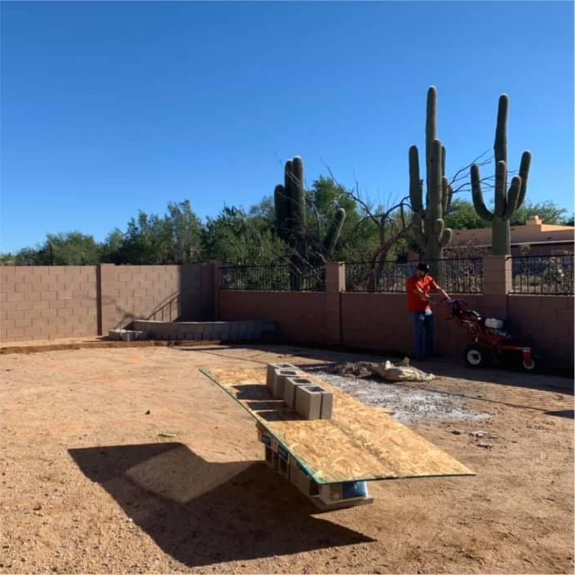 working on a project pic